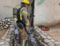 Пожар на лестничной клетке здания Ха-Хамилим в Ашдоде