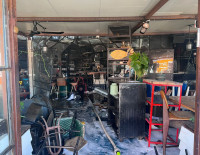 Пожар в ресторане Ashdod Favela в Ашдоде, есть пострадавшие