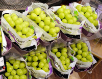 Власти обвинили супермаркеты в завышении цен на импортный виноград