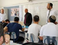 Мэр города Итамар Шимони посетил школу "Ульпена Цвия"