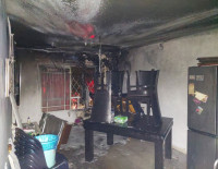 Пожар в Кирьят-Гате: людей спасли, имущества уже нет