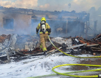 В Штуле сгорел ресторан