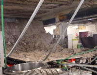 В столовой кибуца Квуцат-Явне обрушилась бетонная крыша, есть пострадавшие 
