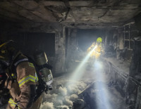 В жилом доме Хайфы вспыхнул пожар: трое раненых