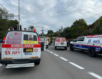 Теракт в Раанане - есть много пострадавших