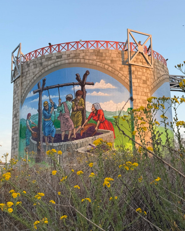 Ашкелон: Резервуары для воды еще никогда не выглядели так красиво