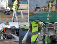 Будьте осторожны, не поскользнитесь, мы здесь только что мыли улицы родного Ашкелона