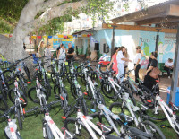 Десятки новых велосипедов из Центра Metar Day были отданы детям Ашкелона