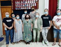 Встреча с коллективом театра Менора