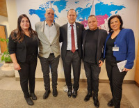 Министр экономики и промышленности Нир Баркат встретился с мэром Ашкелона Томером Гламом