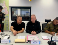 Министр обороны Йоав Галант побывал в Штабе безопасности Ашкелона