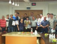 Ашкелон приветствовал обладателей волейбольного кубка