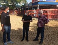 Начались работы по благоустройству в районе Шимшон