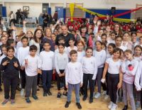 Новый спортзал в школе Мицпе-Барнеа