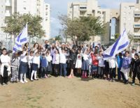 После праздника Ту би-Шват город стал зеленее