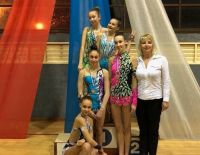 Золотые медали команды Ашкелона по художественной гимнастике