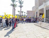 В Ашкелоне прошел митинг в поддержку возвращения похищенных