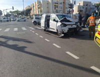 В ДТП на улице Менахем Бегин в Ашкелоне пострадали три ребенка и двое взрослых