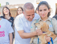 В хорошем настроении и с сотнями волонтеров: Ашкелон помогает всем