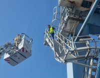 В порту Ашдода пожарная служба спасла двух крановщиков