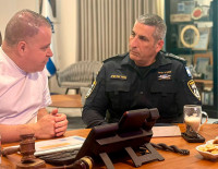 Встреча мэра с начальником полицейского участка Ашкелона