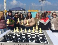 Женские шахматы на ашкелонской марине