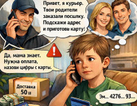 Мошенничество через доверчивых детей: У нас есть посылка для твоей мамы
