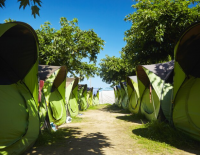 В Эйлате разворачивают палаточный город для эвакуируемых израильтян