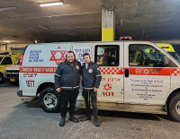 В Иерусалиме в машине скорой помощи МАДА во время ракетной тревоги родился ребенок