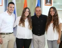 Мэр встретился с молодыми посланниками Ашкелона