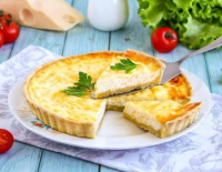 Восхитительный сырный киш - просто, быстро и очень вкусно