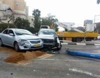 Авария на улице Давид Ремез