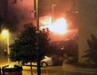 И снова горит автомобиль (видео)