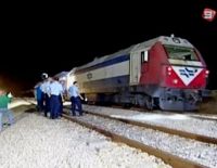 На въезде в Беэр-Шеву загорелся пассажирский поезд