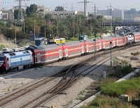 Пожар в вагоне поезда на линии Биньямина - Ашкелон