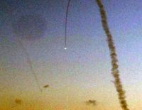 Ракета, выпущенная из Газы, упала в море