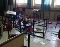 Вандализм во время праздника