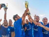 Гранд-финал чемпионата по пляжному футболу в Ашкелоне