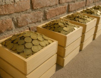 Должники выплатили долг 235 кг полушекелевыми монетыми, за что получили штраф в 2000 шекелей дополнительно