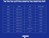 El Al публикует расписание эвакуационных рейсов в Израиль